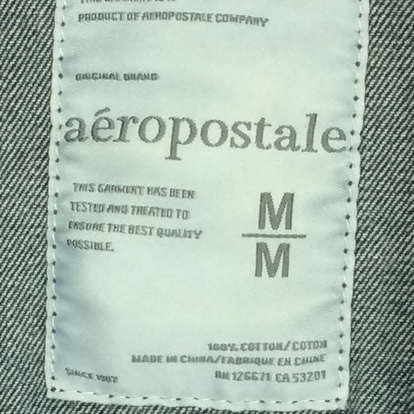 Aeropostale blue jean jacket size medium - Picture 5 of 8